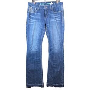 Cruel Denim Womens Jeans Blue Abby Embroidered Pocket Stretch 31/11R